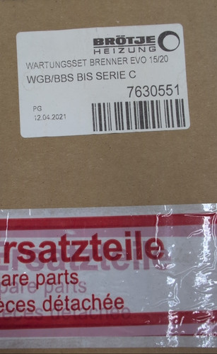 Brötje wartungsset brenner - brötje,